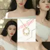 Collar Shangmei de Panal con Círculos Huecos, Chapado en Oro V con Oro Rosa de 18K, Cadena para Clavícula de Mujer, Diseño de Panal, Moda de Alta Gama, Lujo Ligero