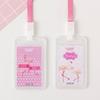En stock Juego de Tarjetas de Dibujos Animados Cuerda para Colgar Cinta Adhesiva Transparente de Doble Cara Acceso a Tarjeta de Pecho Control de Acceso Autobús Tarjeta de Código Bidimensional Juego de Tarjetas Estudiante