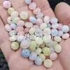 Morgan Stone Multi-Cuentas Jade Cuentas Sueltas Rosa Amarillo Azul Marino Jade Hebilla Separador Cuentas de Ábaco Accesorios para Joyería Cuentas