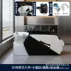 Cama de Massagem Elétrica para Lavar Cabelo para Salões de Beleza e Barbearias, Cama de Shampoo com Circulação de Água Terapia Capilar para Cuidados com o Cabelo