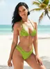 Bikini Sexy de Dos Piezas Multicolor para Mujer 2025 Amazon Temu con Copas para Nadar y Vacaciones