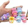 Chaveiro Sanrio Pingente de Boneca Chaveiro Kulomi Acessórios para Bolsa de Casal Empurrar Pequeno Presente