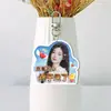 Llavero Acrílico Doble Cara con Fondo Blanco Puro para Decoración de Mochila, Similar a Artículos Tendencia de Tiktok