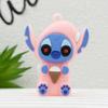 Llavero Colgante de Lilo y Stitch Llavero de Stitch Colgante Pequeño Muñeca de Resina Máquina de Regalos Pequeños