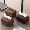 Caja de Pañuelos Estilo Chino Imitación Madera de Nogal para Uso en Casa, Restaurante de Lujo, Mesa de Café de Sala de Estar Estilo Vintage, Caja de Almacenamiento para Hotel y Casa de Huéspedes