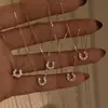 Nuevo Collar de Unicornio de la Suerte para Mujer, Diseño de Nicho Estilo Ins, Lindo, Lujo Ligero, Exquisito, Versátil, Cadena para Clavícula Femenina