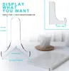Soporte de Exhibición de Libros Acrílico Transparente para Amazon Transfronterizo, Caballete, Revistero, Soporte para Teléfono Móvil, Soporte para Discos