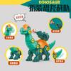 Huevo de Dinosaurio Desmontable Transfronterizo Dinosaurios con Batería Disparando Juguetes para Niños Gashapon Educativo DIY Juguetes para Ensamblar