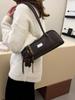 Bolso Retro de Alta Gama para Mujer 2024 Invierno Nuevo Diseño Nicho Bolso de Hombro Sobaco Bolso Baguette Portátil de Moda
