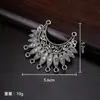 Accesorios de Joyería de Aleación Retro, Colgantes con Patrón de Estilo Étnico, Materiales para Pendientes y Collares Hechos a Mano para DIY al por Mayor