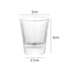 Copo de Vela Transfronteiriço Copo de Vela Espesso Simples Copo de Vidro Transparente para Aromaterapia Ornamentos de Fragrância para Casa Suporte de Vela para Ambiente