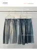T-PLATFORM Jeans Americano Retro de Corte Solto 2026 Outono Nicho Design Plissado Calça de Pernas Largas 58022