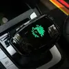 Adecuado para Palanca de Cambios Modificada Universal para Transmisión Manual y Automática, Perilla de Cambio de Cristal con Luz Ambiental LED Estilo Yate Personalizado