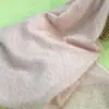 Tela con Diseño de Borla de Plumas de Felpa Tela Estilo Hada de Felpa Vestido Tela de Moda Superior