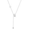 Delicado Collar con Colgante de Borla de Cintura Pequeña para Mujer Versátil Moda Temperamento Dulce Elegante Cadena para Clavícula Nicho Gargantilla Trendy