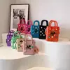 Nova Bolsa Jelly de EVA Acessórios DIY Bolsa Caverna Bonita Bolsa de Praia de Verão para Férias Bolsa Simples Portátil Feminina