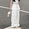 Conjunto de Verão para Meninas Estilo Coreano Camiseta Esportiva Solta de Manga Curta Calça de Renda Duas Peças Em Estoque Atacado