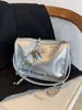 Bolsa Quadrada Pequena Tendência da Moda Coreana de Nicho com Toque de Luxo, Elegante Bolsa de Ombro Casual Simples Inspirada no Retro Chanel com Personalidade