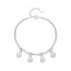 Pulsera Rueda de la Fortuna Paz y Alegría para Mujer, Plata de Ley, Nicho, Versátil, Gama Alta, Nuevo Estilo Chino, Venta al por Mayor de Plata Pura, Venta Caliente