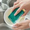 Bloco de Esponja Limpa Peça Única Lavagem de Louça Esponja de Alta Densidade Pano Limpeza de Cozinha Esponja de Dupla Face Atacado