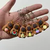 Capibala Capybara Muñeco Llavero Colgante Lindo Pareja Creativo Dibujo Animado Coche Bolsa Pequeño Regalo Adornos Colgantes