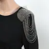 Epaulette de Tassel de Contas de Arroz Vestido Terno Acessórios de Ombro Masculinos Decorações Estilo Boêmio Acessórios para Roupas Masculinas e Femininas