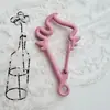 Llavero DIY de Aleación de Zinc con Temática de Helado, Colgante para Bolso, Versión de Color Duradero Electroplateado, con Resorte y Abrible
