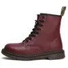1460 popular clássico 8 furos Botas Martin sapatos masculinos DR botas de cano alto para casal couro britânico casual retrô macacão botas