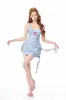 Traje de Baño para Mujer al por Mayor Gama Alta Conservador Cómodo Estilo Francés Falda de Volantes Pétalo Elegante Traje de Baño de Dos Piezas para Vacaciones en Aguas Termales