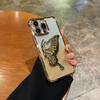 Funda Adecuada para Teléfono Móvil Xiaomi 15 Ultra, Funda Transparente Galvanizada con Mariposas de Arena Movediza, Protección Completa de Cámara, Juego al por Mayor