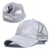 Gorra de Béisbol Transpirable para Mujer de Verano con Estampado para Cola de Caballo Malla Casual Versátil Sombrero para el Sol Visera de Verano Gorra con Visera