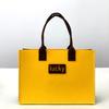 Nueva bolsa de fieltro Lucky, personalizada, para actividades de asistencia, de fieltro, de doble color y gran capacidad.