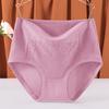 Ropa interior para madres de mediana edad y ancianas, algodón para mujer, cintura alta, antibacteriana, transpirable, talla grande 100.00 kg, shorts de algodón, cabeza