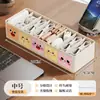 Caja de Almacenamiento para Cable de Datos de Teléfono Móvil, Organizador de Cables de Cargador y Cordones de Alimentación, Caja Organizadora de Gestión de Cables, Artefacto de Almacenamiento Compartimentado para Escritorio del Hogar