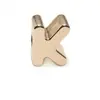 Acessórios de Letras Tridimensionais Dourado Claro Galvanizado, Pingentes de Letras para Sapatos, Acessórios de Fivela de Sapato DIY para Pulseiras Atacado