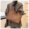 Bolsa de Axila Estilo Coreano para Mulheres, Fashion e Versátil, Bolsa Tote de Grande Capacidade, Bolsa de Mão para o Dia a Dia, Bolsa Casual Feminina