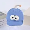 Boné Fofo de Pato com Aba Macia e Olhos Grandes para Bebê, Boné de Beisebol com Proteção Solar para Bebês na Primavera e Outono, Chapéu de Sol de Desenho Animado para Meninos e Meninas