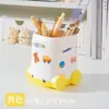 Novo Porta-Canetas de Carro Pequeno Balde de Armazenamento de Mesa Simples para Meninos e Meninas Alunos do Ensino Fundamental Grande Capacidade Desenho Animado Adesivos DIY Estojo