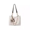 Bolso de Mujer Primavera Nuevo Estilo Versátil Estilo Oficina Cadena de Perlas Gran Capacidad Bolso Tote Casual de Hombro