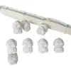 Accesorios en Forma de Durazno de Hueso de Camello para Manualidades, Pulseras Hechas a Mano para DIY, Bisutería y Accesorios T1846 Piezas para Bisutería DIY