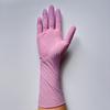 Guantes de nitrilo puro de 9 pulgadas y 12 pulgadas al por mayor Ding Qing para lavar platos, tareas domésticas, impermeables al aceite, 5 veces alta elasticidad, grado alimenticio, atuendo sencillo