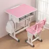 Escritorio Estilo Escuela para Estudiantes de Primaria, Juego de Escritorio y Silla de Estudio para Niños para Uso en Casa para Niños y Niñas, Juego de Escritorio para Tareas