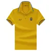 Camisa polo bordada para hombre, camisa casual de negocios de manga corta con cuello camisero, adecuada para papás, venta al por mayor de comercio exterior transfronterizo, marca popular de moda