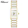 Chenxi Luz de la Mañana Relojes Populares de Plaza para Parejas para Mujeres y Hombres Venta al por Mayor Cerámica Oro Cruce de Fronteras Comercio Exterior Suministro de Relojes