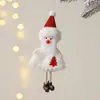 Muñeca de Niña Angelito Nueva Transfronteriza Colgante Decorativo de Papá Noel Ciervo Tela Felpa Colgante para Árbol de Navidad