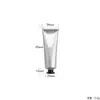 En stock 30g plata cosméticos aluminio plástico tubo empaque crema de manos crema de maquillaje emulsión tapa octagonal apretar botella vacía