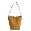 Bolsa Feminina Transfronteiriça 2025 Novo Estilo Coreano Nicho Simples Bolsa Saco Grande Capacidade Fashion Versátil Bolsa de Ombro para Sogra