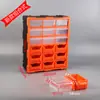 Caja de Almacenamiento para Artículos Varios de Escritorio Plástico Simple Tipo Cajón Compartimentada Caja de Herramientas para Piezas Clasificación y Organización Hogar Montado en Pared
