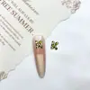 Accesorios de Arte para Uñas de Resina Más Vendidos Estampado de Leopardo Letra Decoraciones para Uñas DIY Aretes Funda de Teléfono Accesorios para Uñas Portátiles