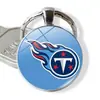 Venda Quente Transfronteiriça NFL Time Pedra Preciosa 32 Logos de Equipe de Futebol Americano NFL Pingente Anel em Relevo Pingente de Chaveiro